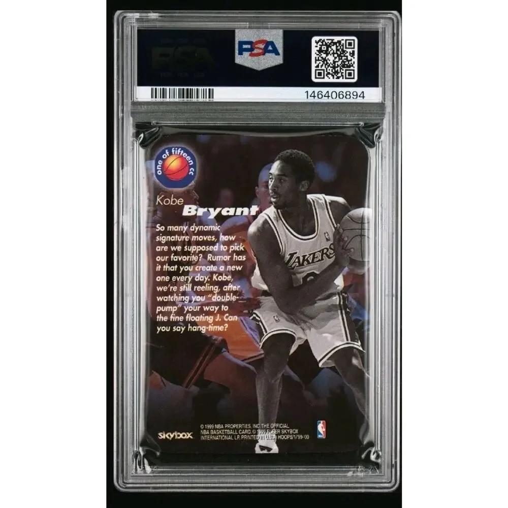 1999 Hoops Kobe Bryant Calling Card #1 PSA 7 Los Angeles Lakers Basketball